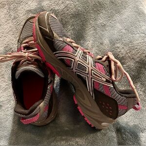 ASICS Women's Running Shoes - Pink and Black
